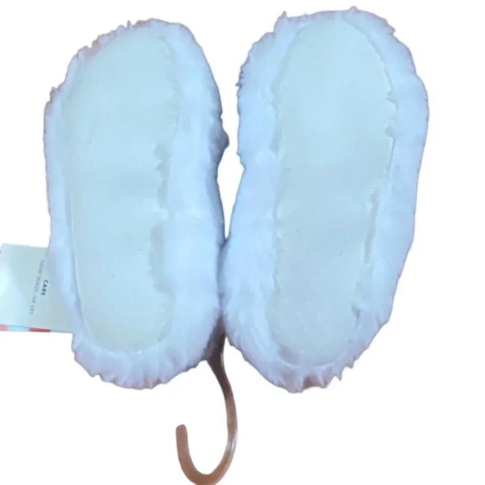 Cat & Jack Toddler Girls Non Skid Unicorn Slippers-White/Pink-Size 2T/3T-NWT
